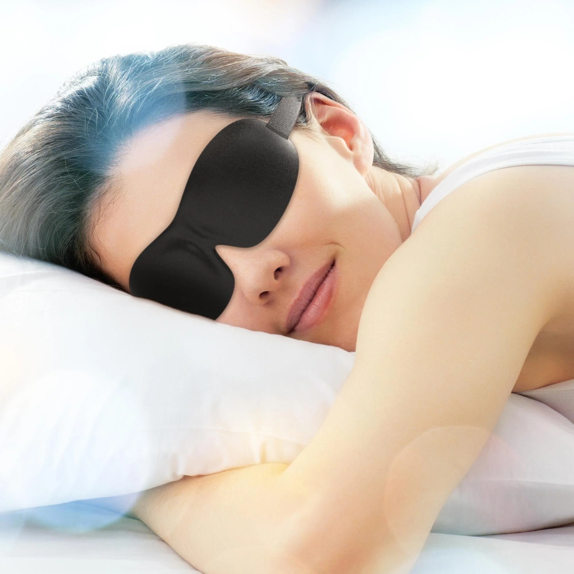 Ergonomische 3D-Schlafmaske – Blickdicht & komfortabel für Reisen und Zuhause